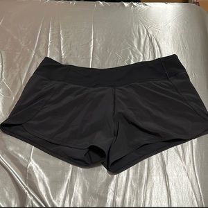 Lululemon- black shorts. Size 12.